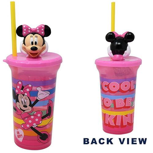 楽天市場】ミニー プラスチック ストロー付き カップ 17812 ディズニー