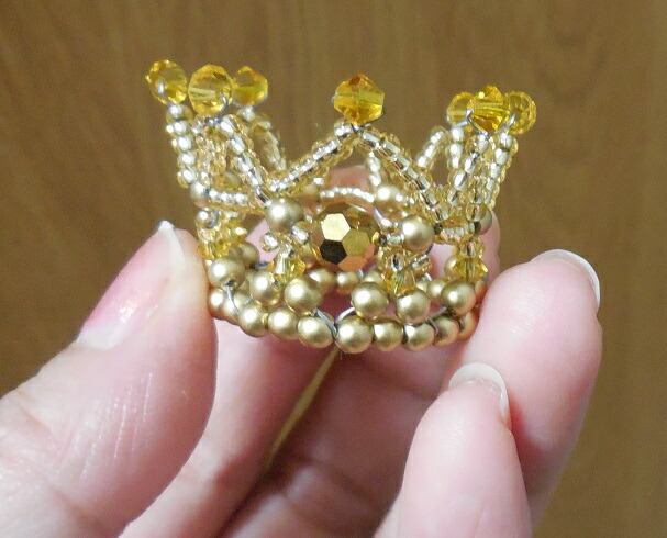 楽天市場】4色ミニチュア王冠ビーズキット miniture 置物 出産祝い
