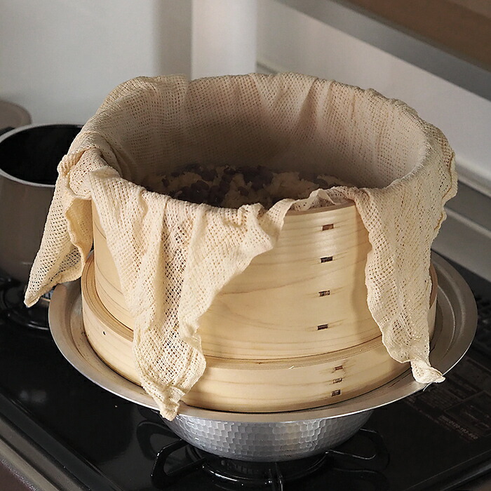 楽天市場】山一 蒸し布 L 70×65cm【1点までネコポス可】 / 綿100