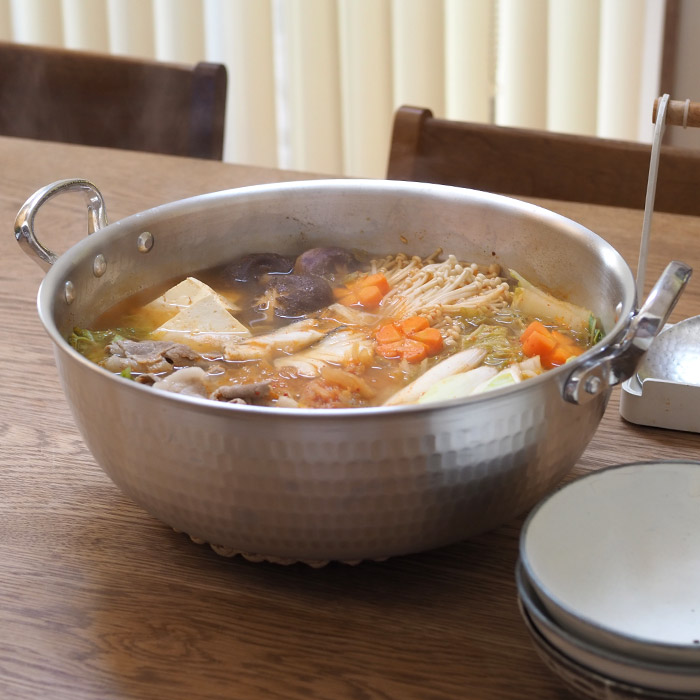 楽天市場】中尾アルミ製作所 N-39 打出浅鍋（揚鍋）27cm / 中尾アルミ