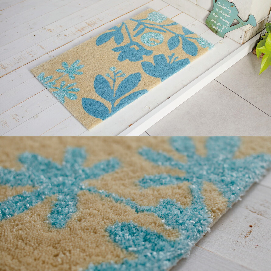 楽天市場】玄関マット 45×75cm 北欧 おしゃれ 玄関 インテリア 室内