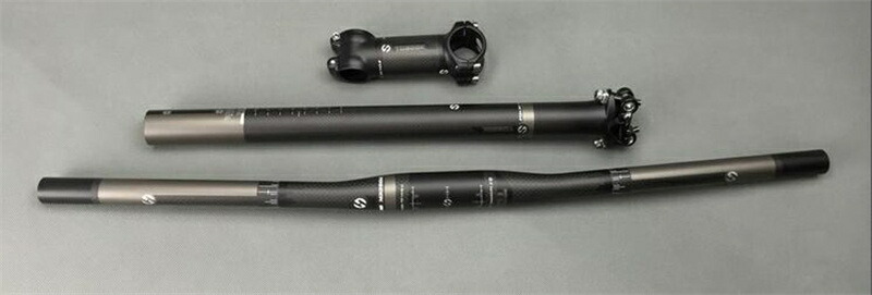 楽天市場】TOSEEKカーボンハンドル カーボンシートポスト アルミステム