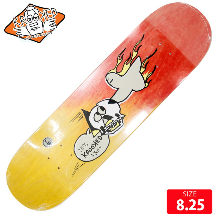 楽天市場】スケボー デッキ クルーキッド KROOKED KNOX BURN BIRD DECK