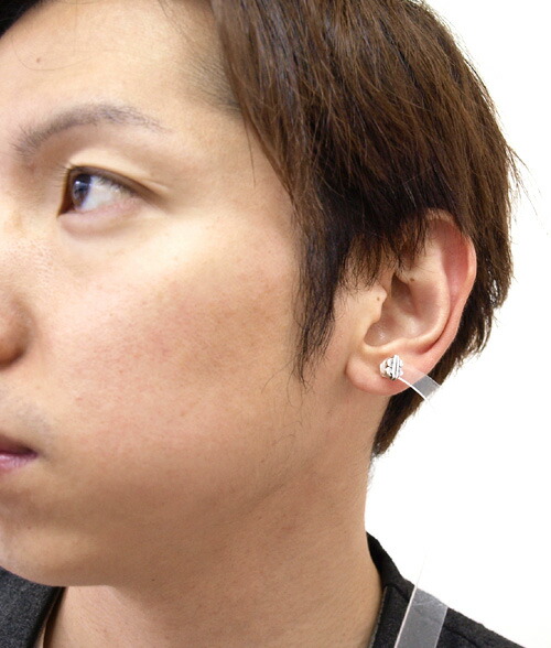 BillWall Leather ツイストデザインピアス(片耳用) 18k BillWall