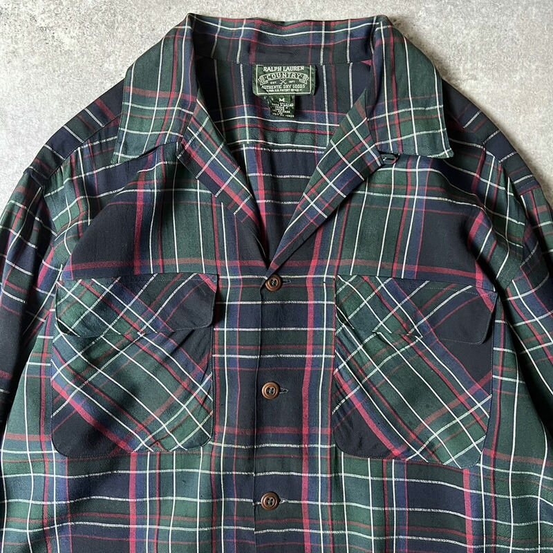 楽天市場】80s 90s RALPH LAUREN COUNTRY チェック 長袖 レーヨン