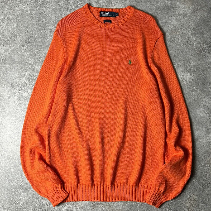 楽天市場】90s POLO RALPH LAUREN コットン ニット セーター L / 90