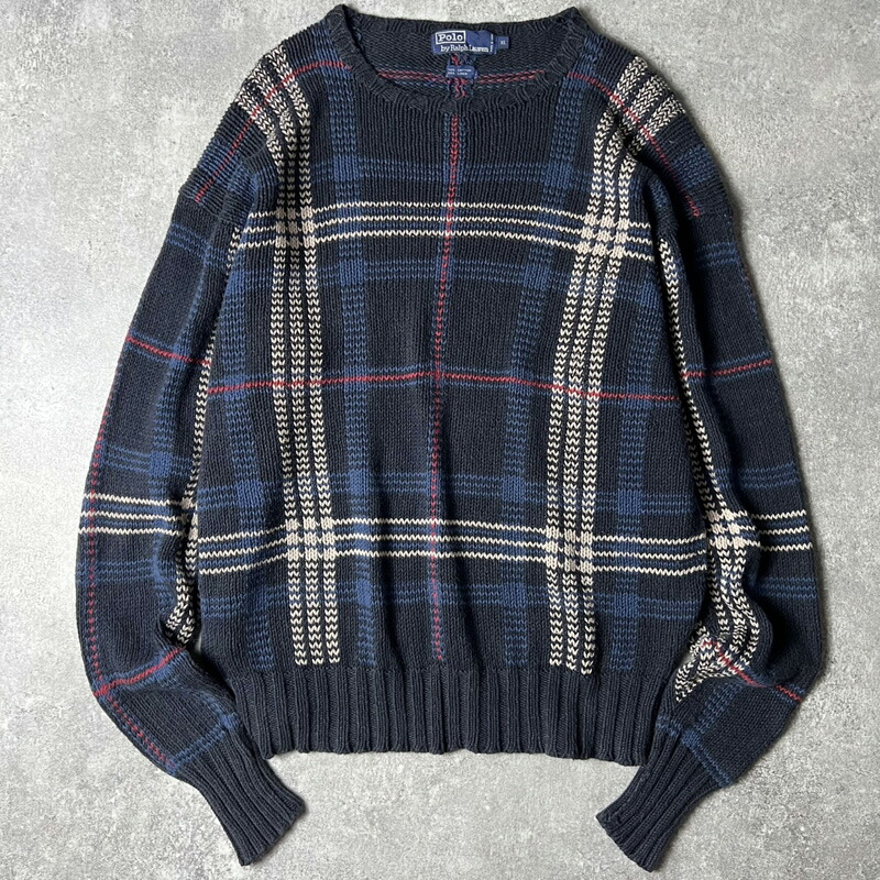 楽天市場】90s POLO RALPH LAUREN チェック コットン リネン 長袖