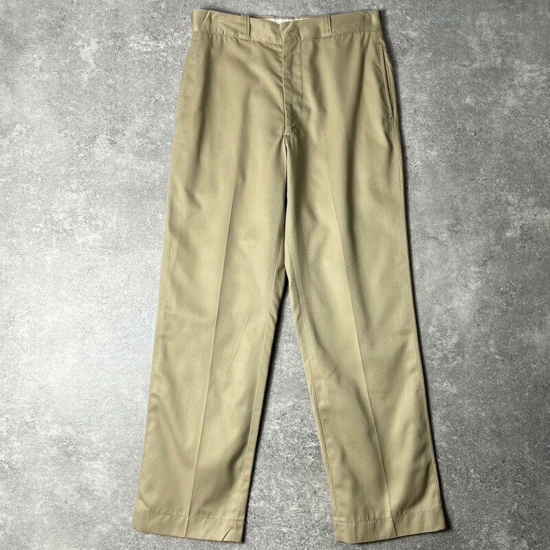 楽天市場】70s 75年製 US ARMY 米軍実物 ノータック チノ パンツ 32 30