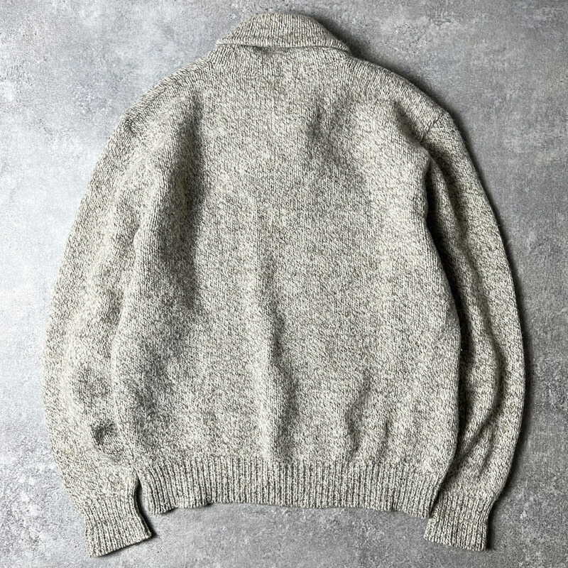 楽天市場】80s LLBean ショールカラー ウール ニット セーター XL / 80