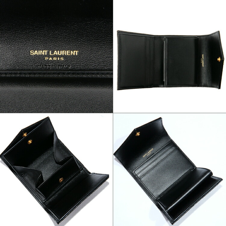 楽天市場】【国内正規品/ラッピング済】 サンローラン 財布 三つ折り