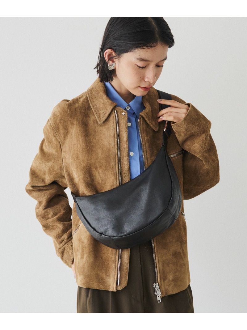 楽天市場】《3/4~価格改定》ソフトレザーラウンドショルダーバッグ