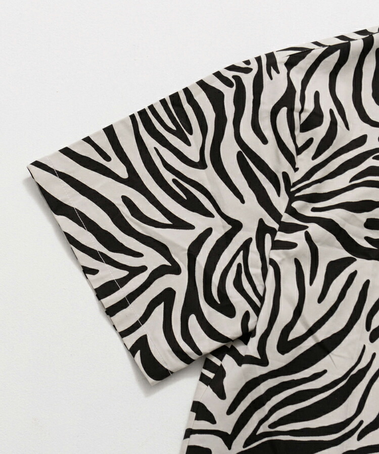 楽天市場】シャツ メンズ Revo. オーバーサイズ アニマル柄 クレリック