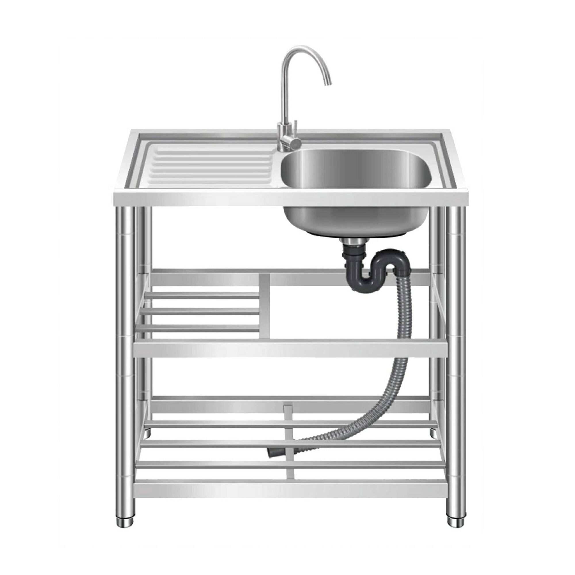 楽天市場】流し台 シンク 屋外 ガーデンシンク ステンレス 水栓付 庭