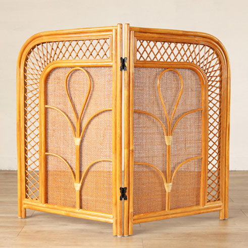 楽天市場】ラタン2枚折衝立 籐家具 衝立 ついたて スクリーン