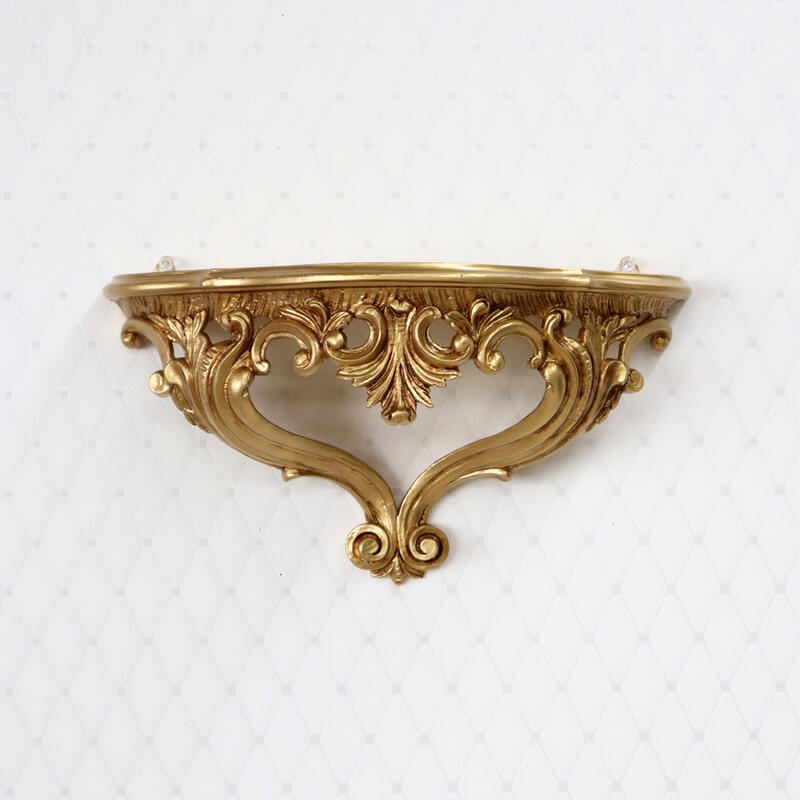 楽天市場】ポイント10倍SALEイタリア製 壁掛けコンソール ゴールド