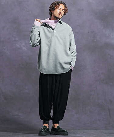 楽天市場】【Jih Nunc(ジーヌンク)】ストレッチベロアバルーンパンツ