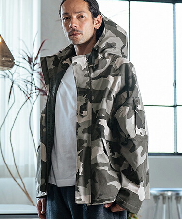 SOUTH PLAY S カモフラ アクティブジャケット マウンテンパーカー 楽天