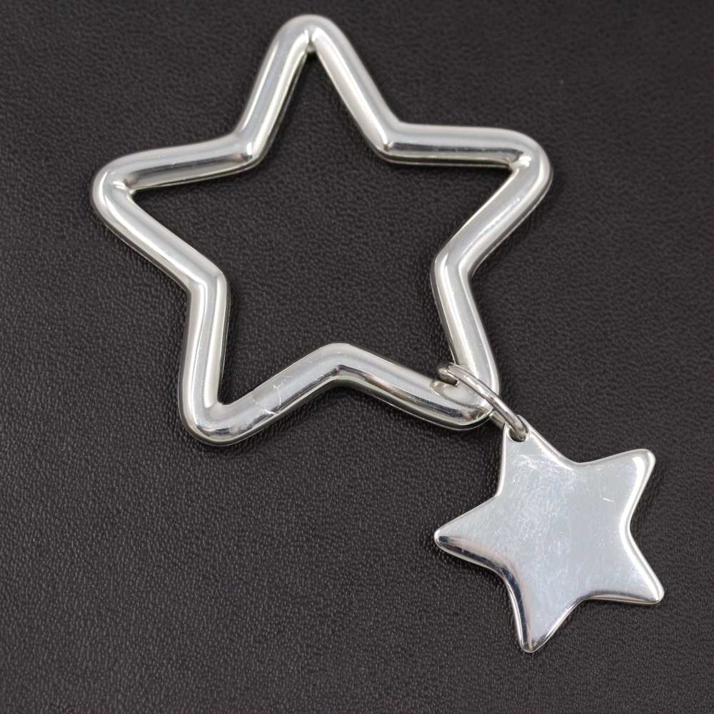 楽天市場】ティファニー スターモチーフキーリングバッグチャームetc