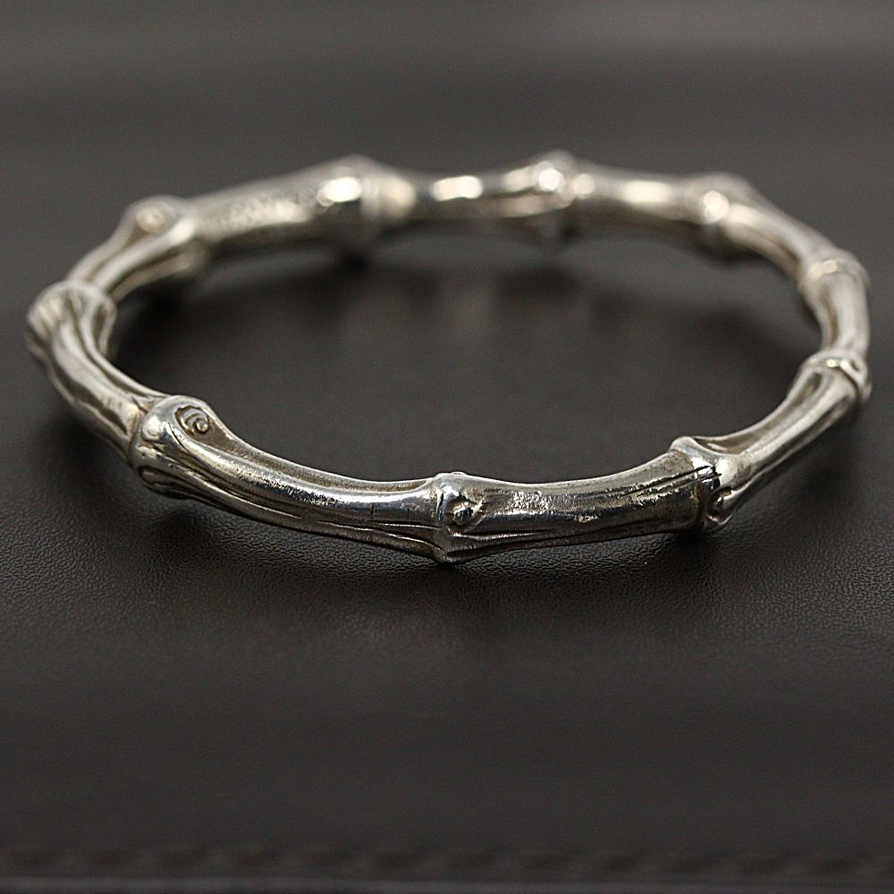 楽天市場】ティファニー ボーン バンブーバングル/Sv925-47.0g