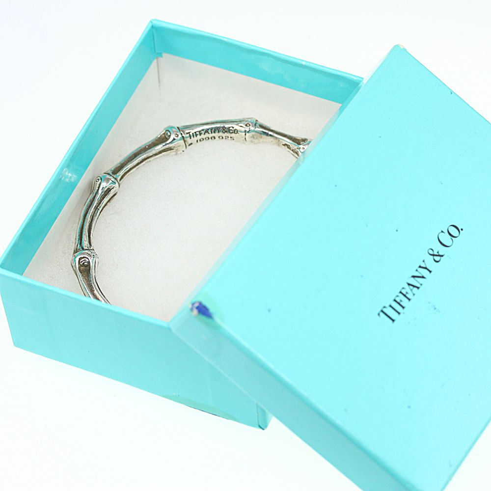 楽天市場】ティファニー ボーン バンブーバングル/Sv925-47.0g