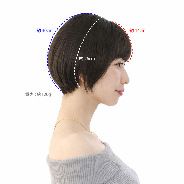 楽天市場】フルウィッグ マッシュショートボブウィッグ（レディース