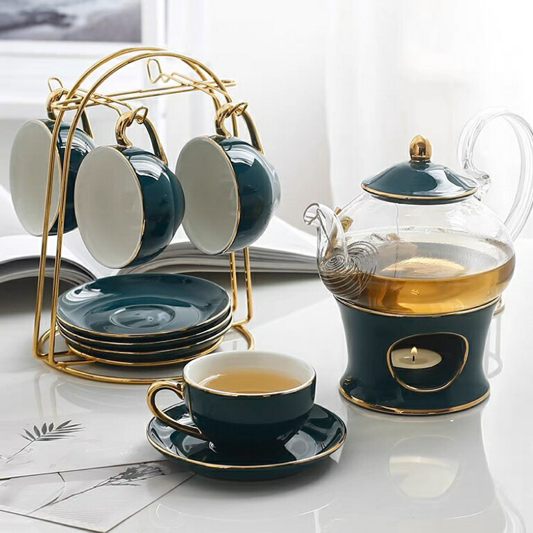 楽天市場】A016005ティー・コーヒーカップセット ☆カップ＆ソーサー4