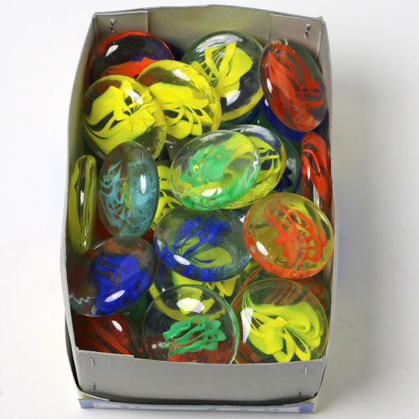 石けり 蛇 2枚セット ラスター 気泡 大正 昭和 レトロ 石蹴り /SN 石