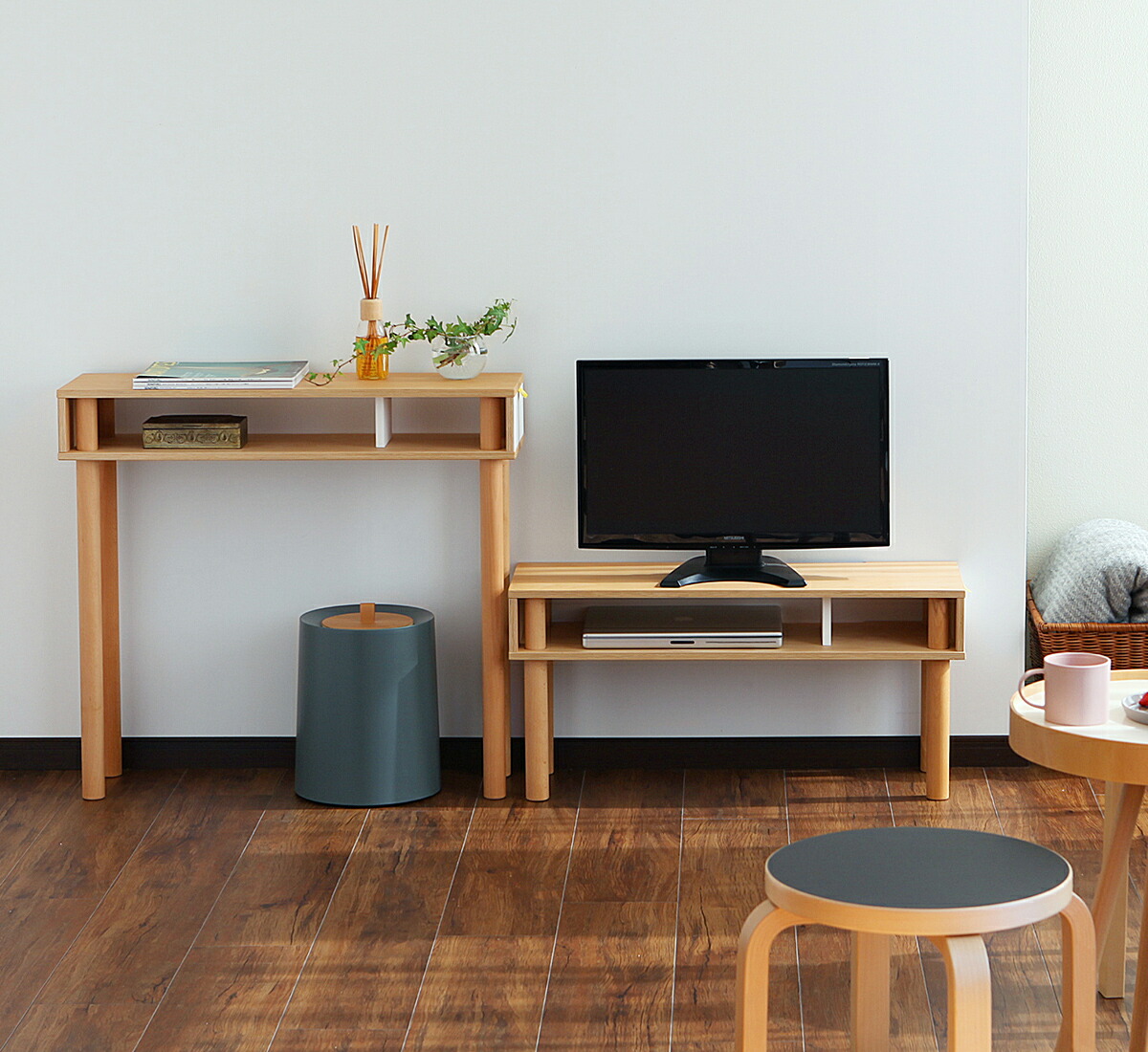 楽天市場】イデアコ パレット テレビ台 テレビボード 木製 スリム TV