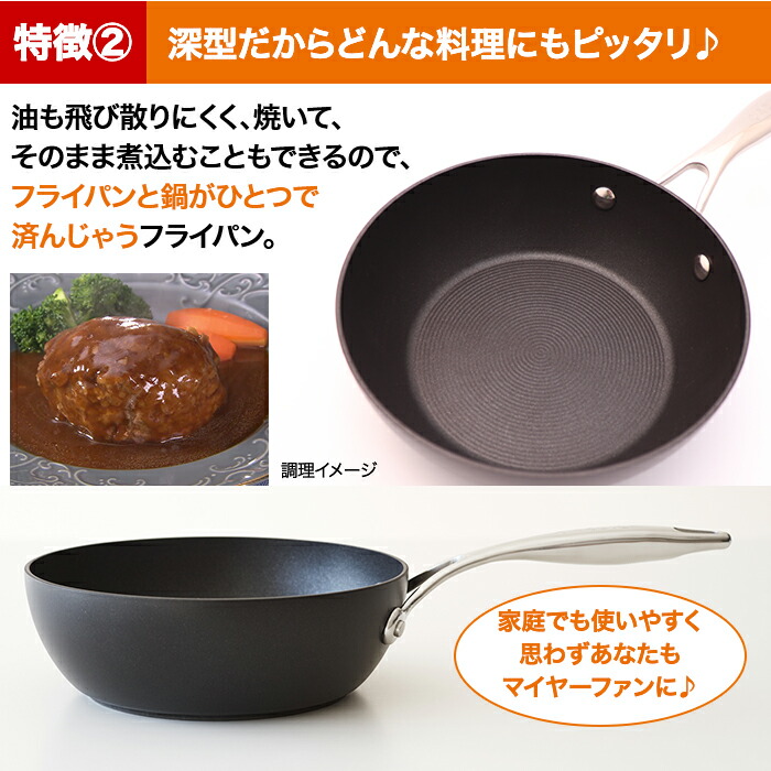 楽天市場】マイヤー サーキュロン フライパンセット 20cm(ガラス蓋付