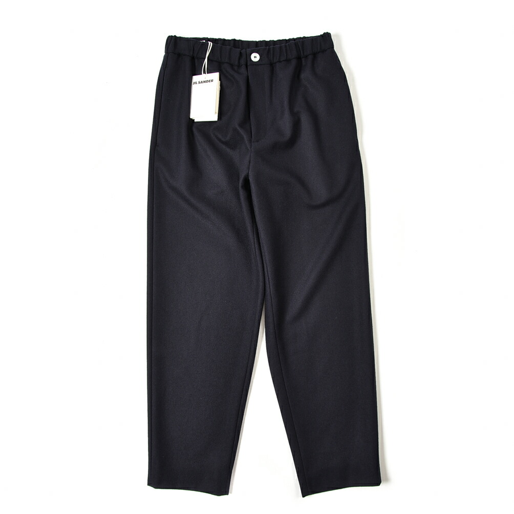 JILSANDER黒ゴムウエストテーパードスラックス美品？‼️