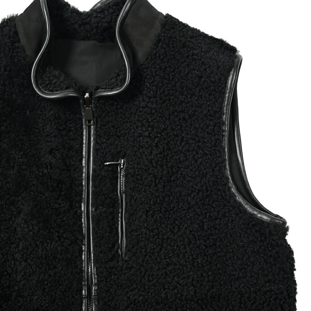 楽天市場】エンメティ EMMETI リバーシブル ムートンベスト スタンド