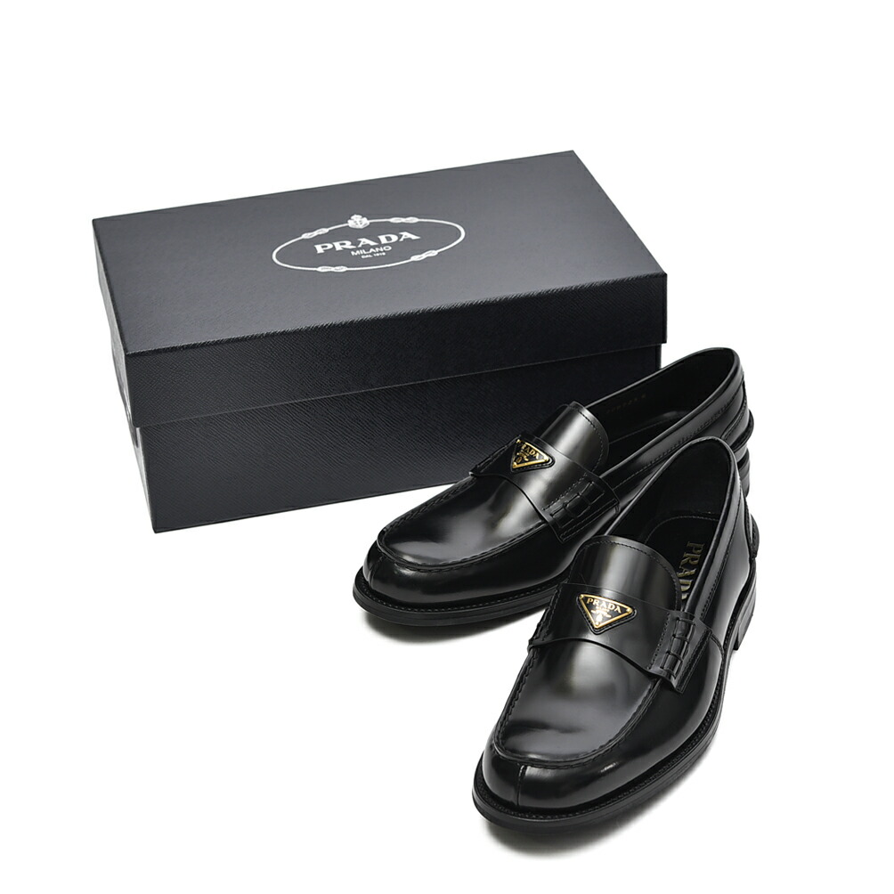楽天市場】プラダ PRADA ローファー モカシン レザーシューズ メンズ