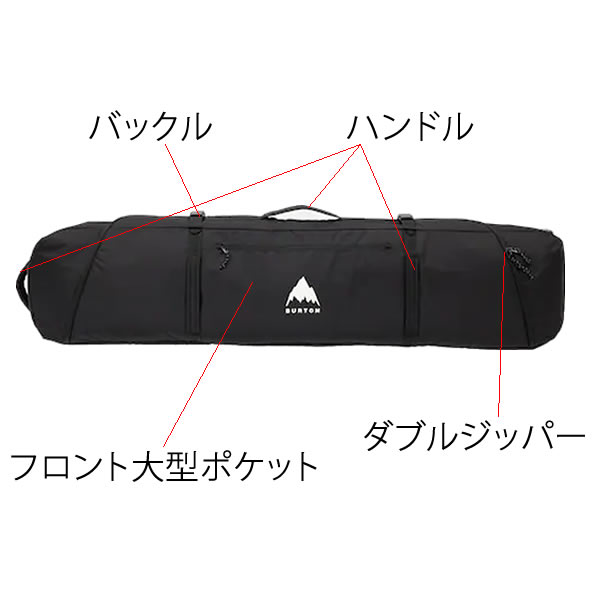 楽天市場】スノーボード ケース キャスター付 バートン WHEELIE GIG