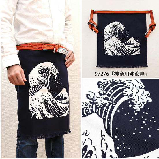 楽天市場】デザイン帆前掛け エプロン「JAPAN DESIGN」帆布 小物