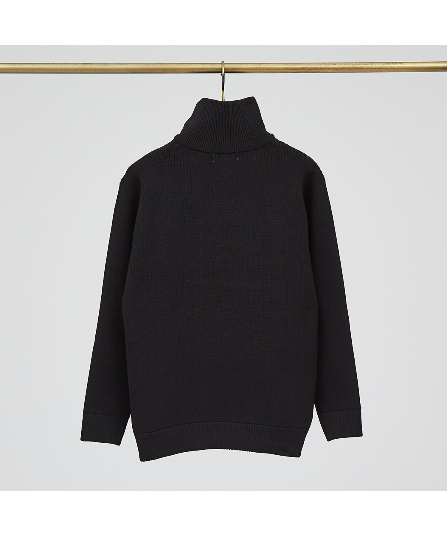 ABAHOUSE｜【定番人気】12ゲージ 畦編み ハーフジップ ニット