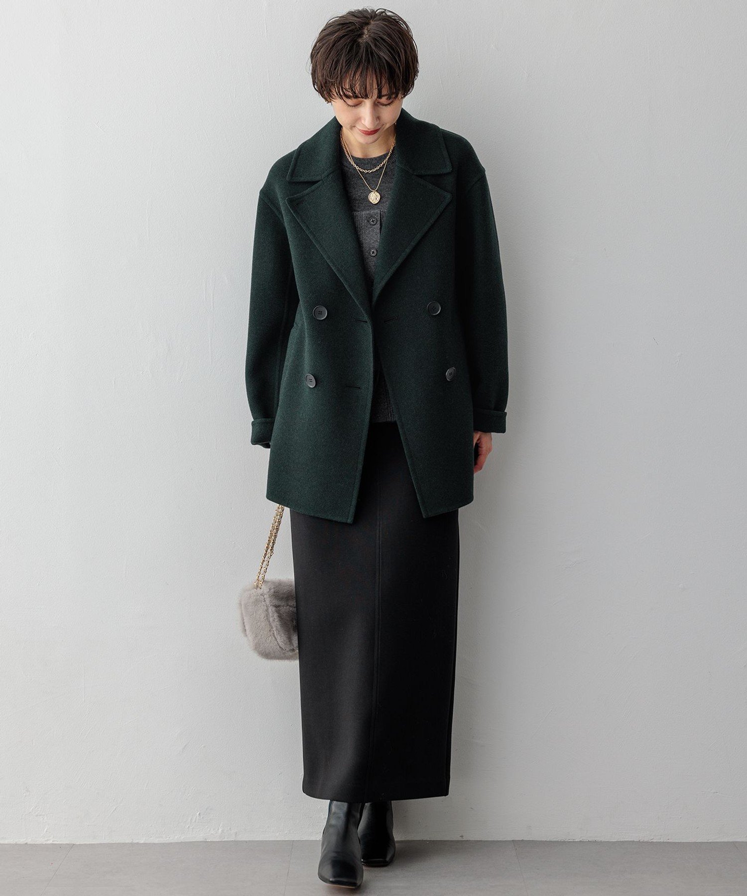 23区｜【滝沢眞規子さん着用】MANTECOPureリバー Pコート | Rakuten