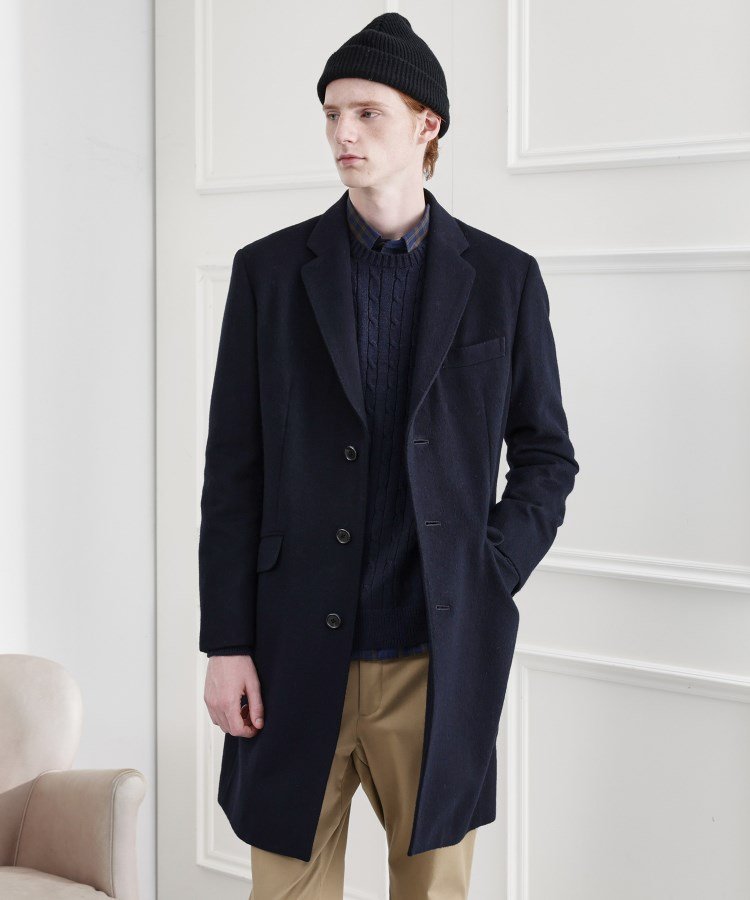 TAKEO KIKUCHI｜【LIMITED】ウール混チェスターコート | Rakuten