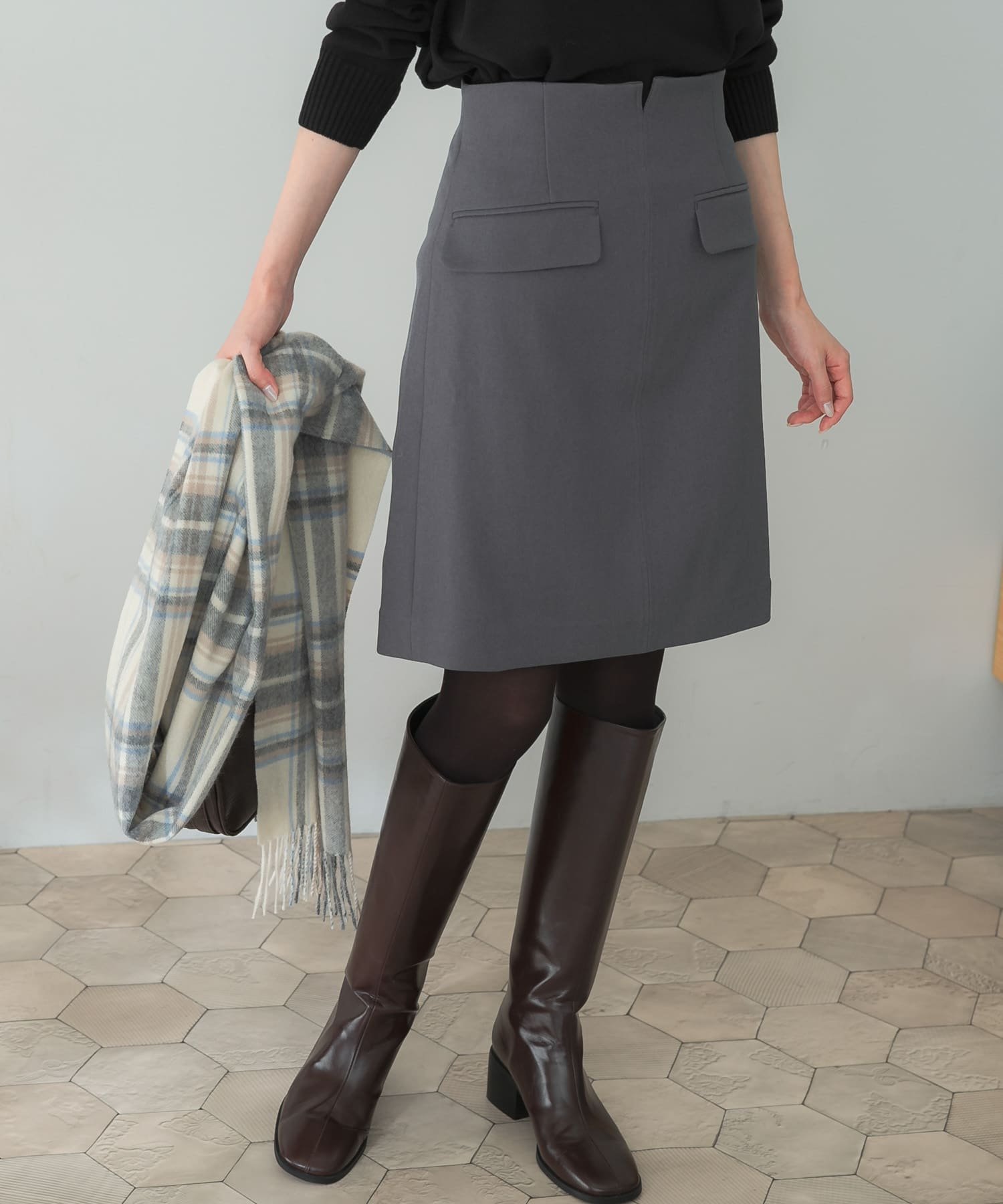 URBAN RESEARCH ROSSO｜ポケット台形ミニスカート | Rakuten Fashion