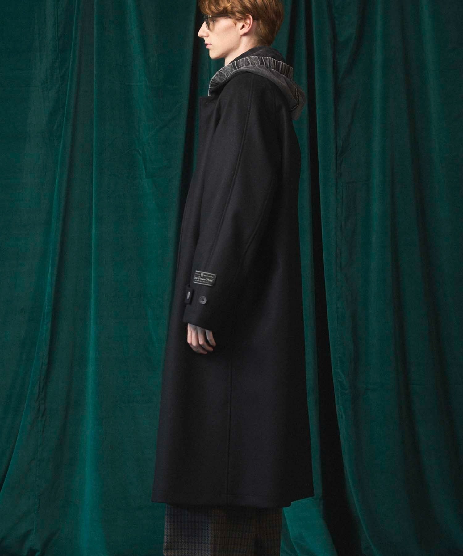 MAISON SPECIAL｜Super140s Prime-Over Melton Balmachan Coat