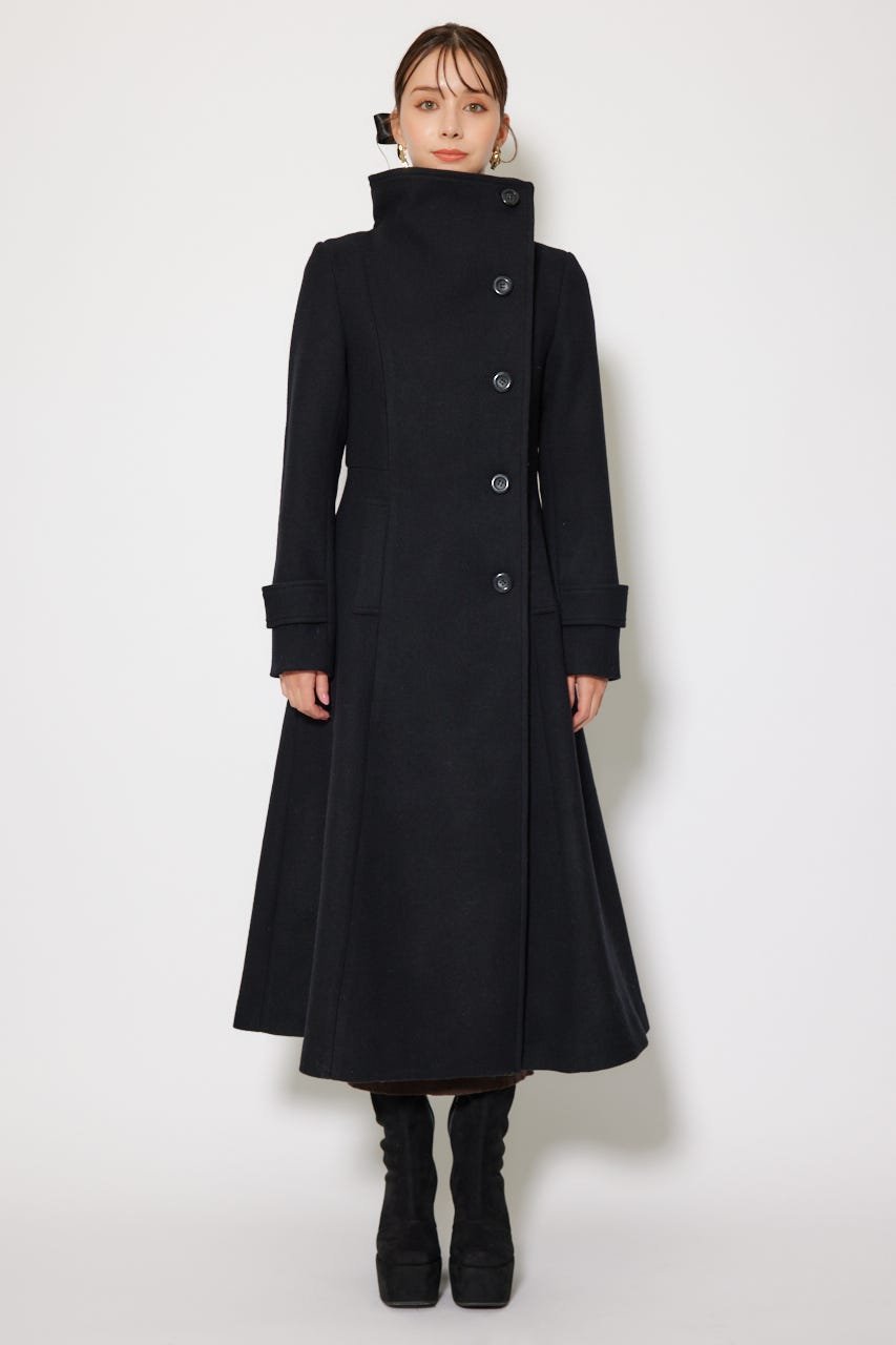 rienda｜25オーバーネックシンデレララインコート | Rakuten Fashion