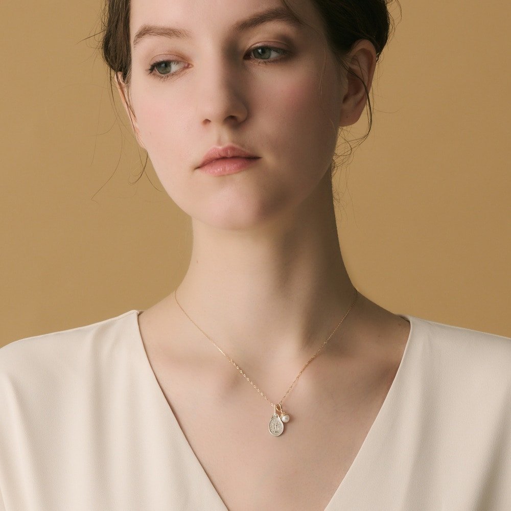 agete｜K10/シルバーチャームセットネックレス | Rakuten Fashion(楽天