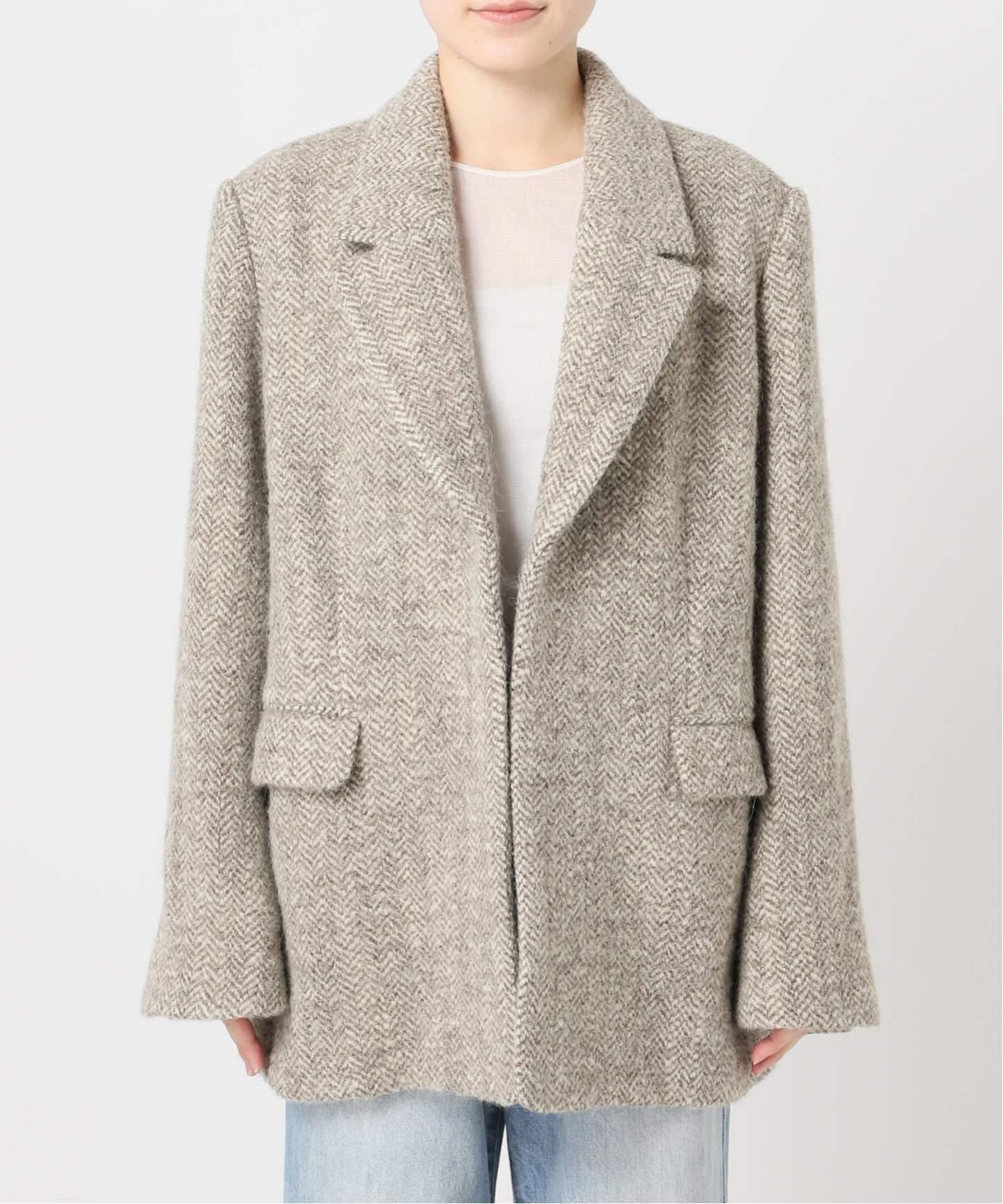 plage｜R'IAM ヘリンボンコートジャケット | Rakuten Fashion(楽天