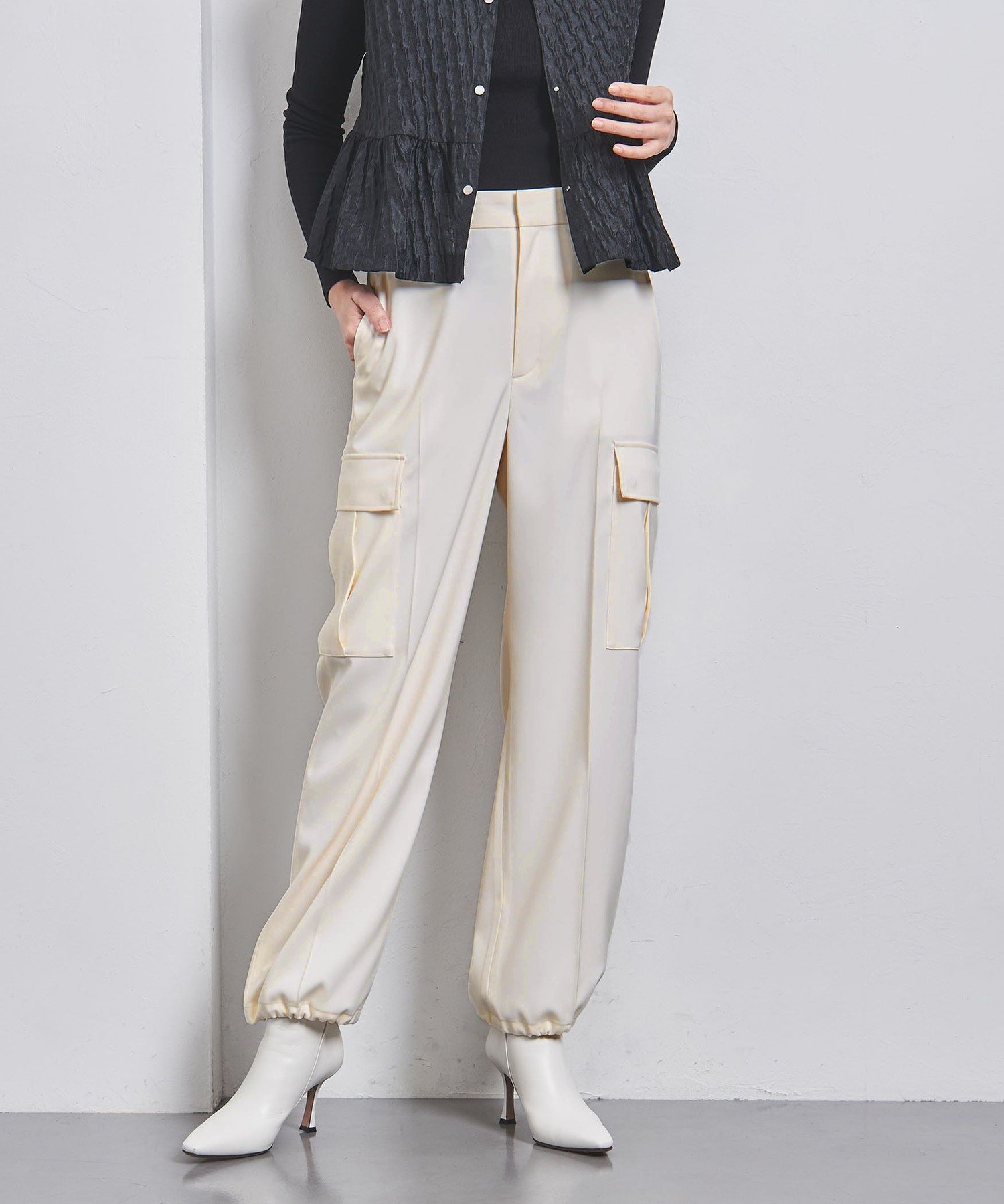 UNITED ARROWS LTD. OUTLET｜サテン サイドポケット パンツ | Rakuten