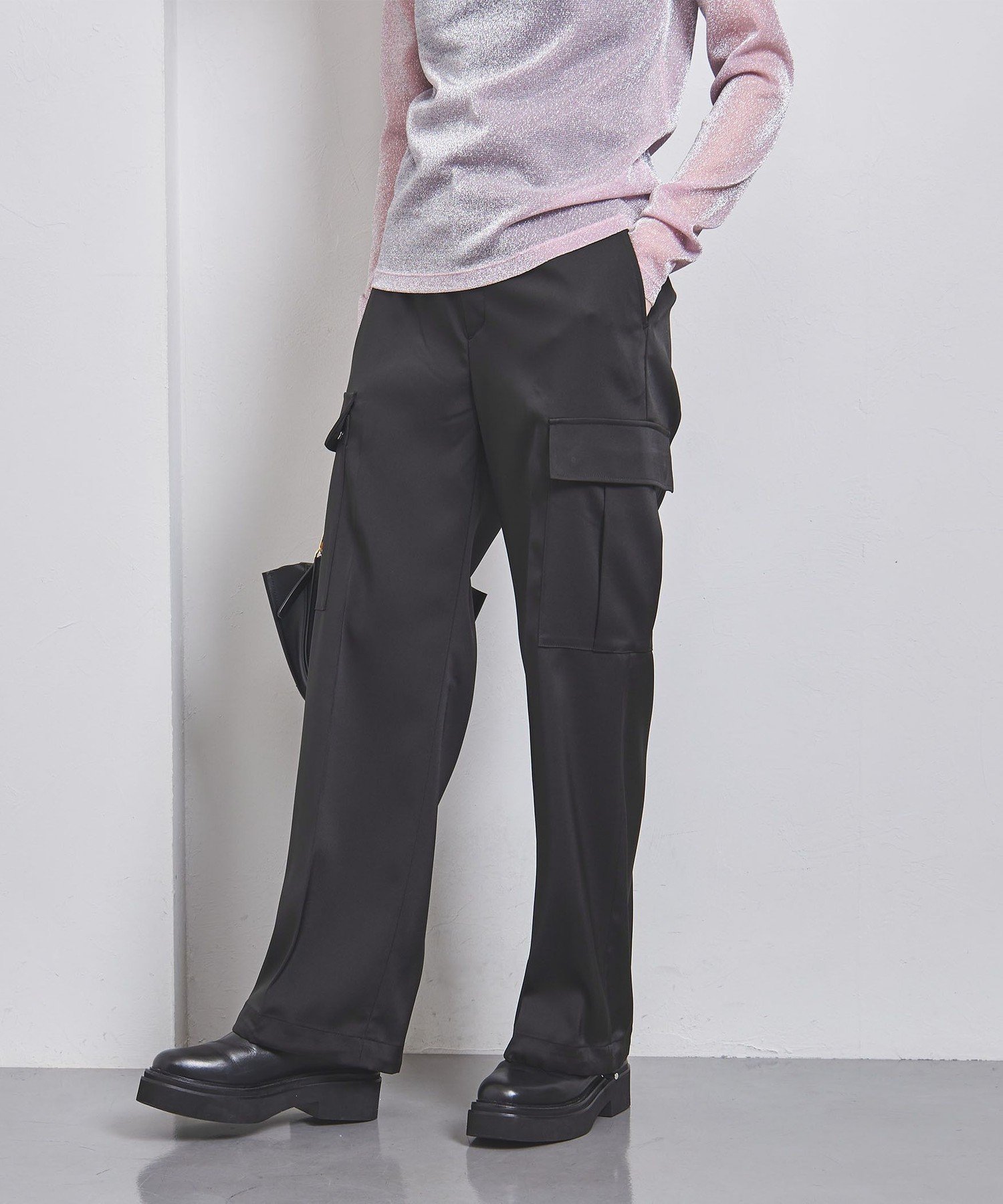 UNITED ARROWS LTD. OUTLET｜サテン サイドポケット パンツ | Rakuten