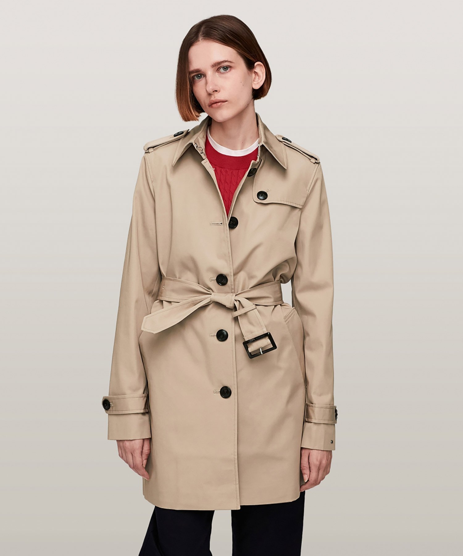 TOMMY HILFIGER｜トレンチコートウィズデタッチャブルライナー