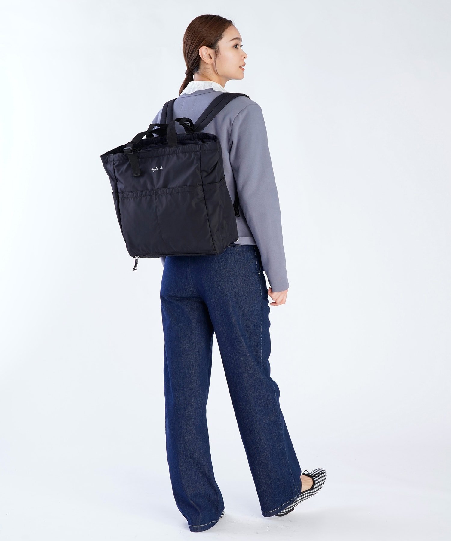 agnes b.｜ロゴ ペアレンツバッグ マザーズバッグ | Rakuten Fashion