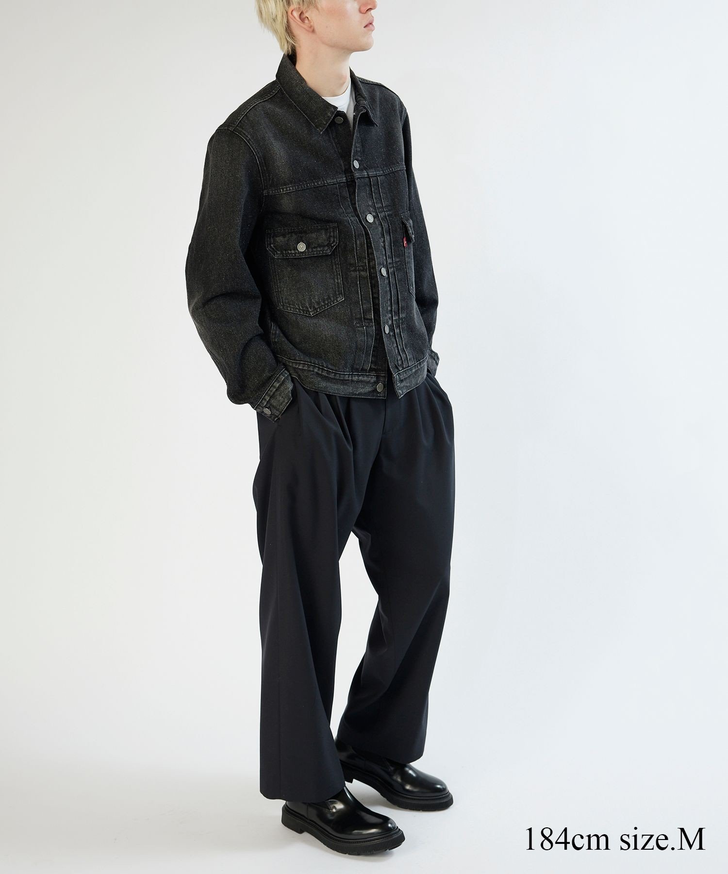 ADAM ET ROPE'｜【Levi's(R)| BIOTOP】 TYPE 2 TRUCKER BLK EX