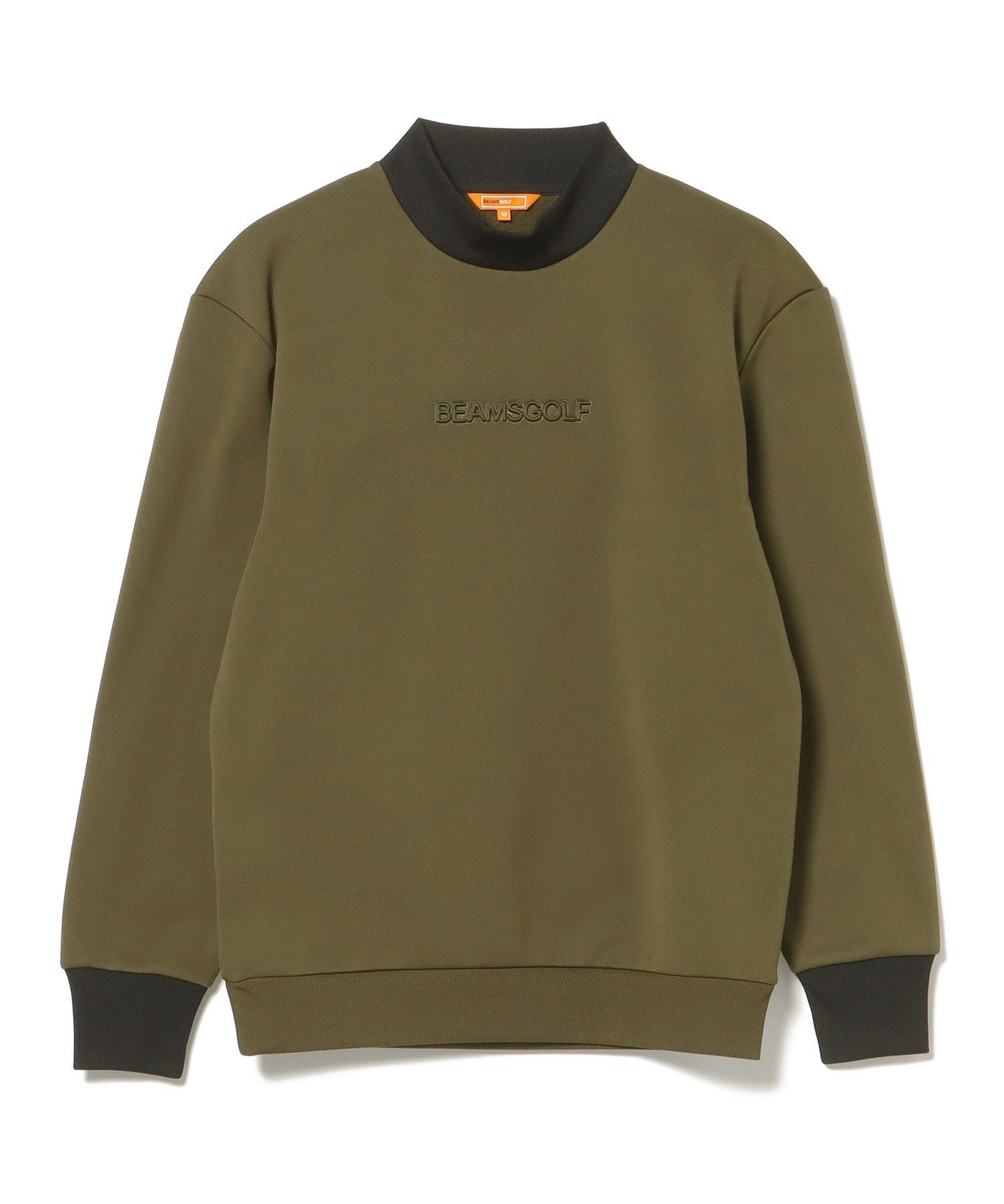 BEAMS GOLF｜ORANGE LABEL / エンボス モックネック プルオーバー