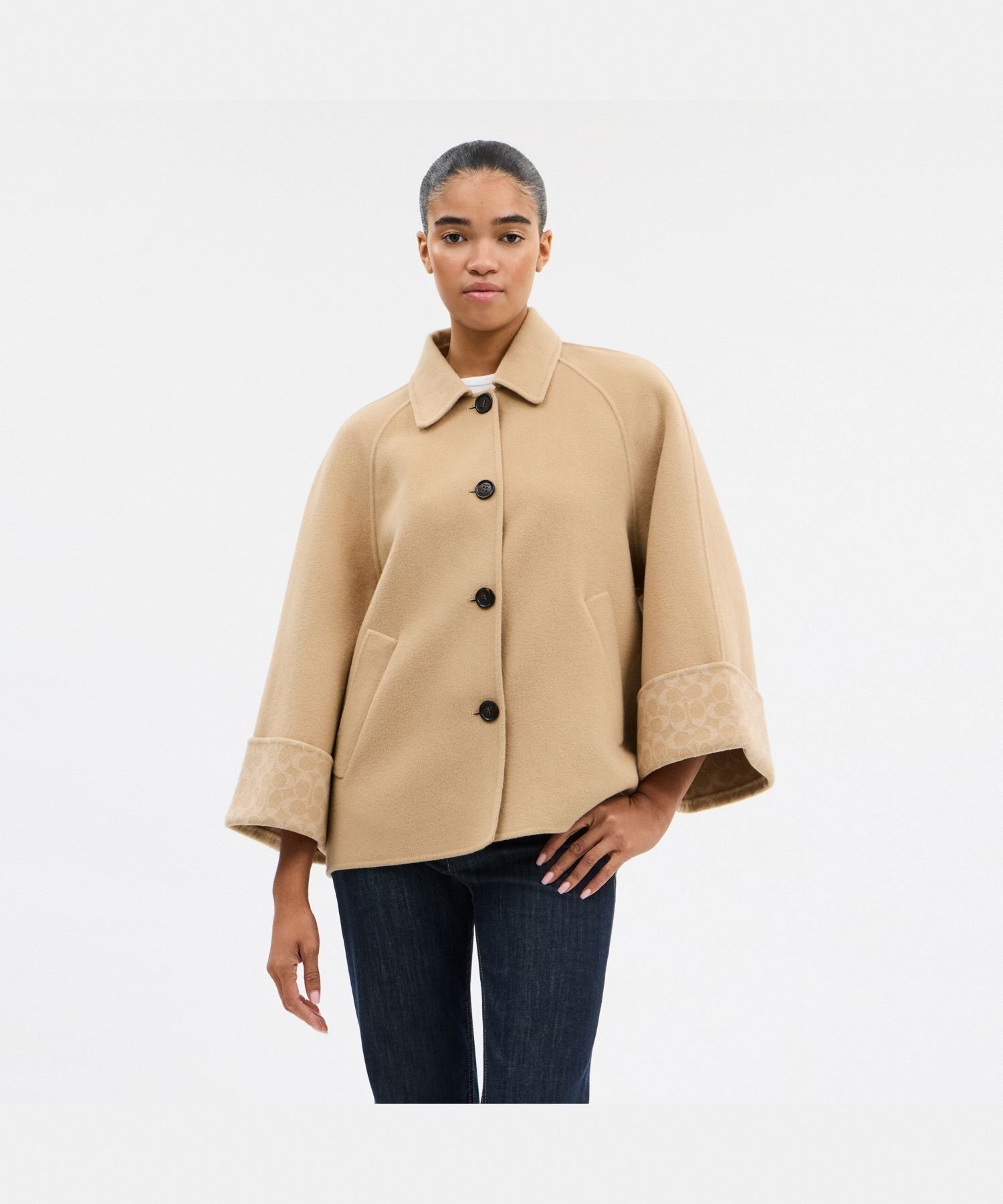 COACH OUTLET｜【公式】ウール スウィング コート | Rakuten Fashion