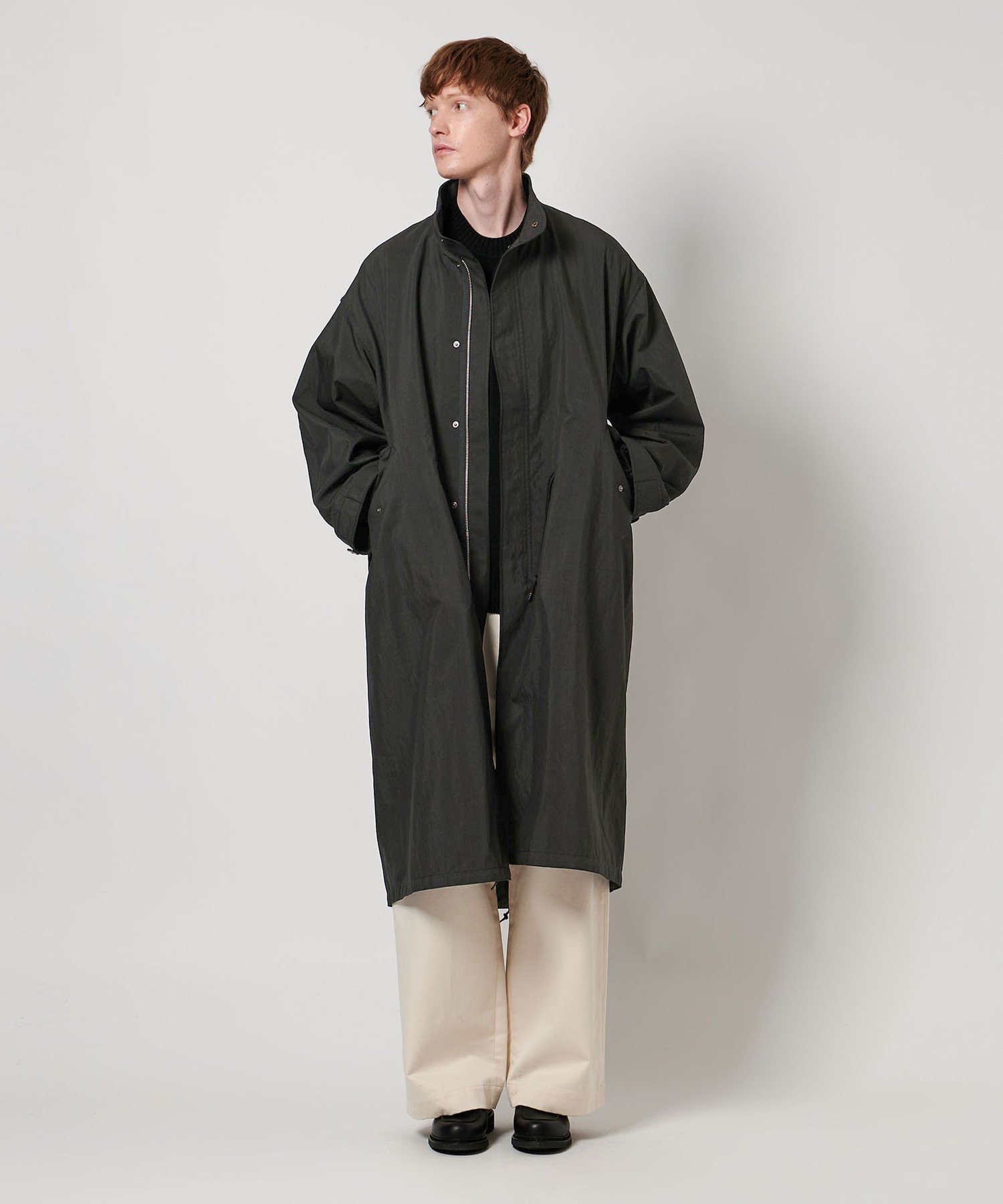 ＜LOEFF＞TCオックス ミリタリー スタンドカラー コート UNISEX 8800024F0154_m1_a036.jpg